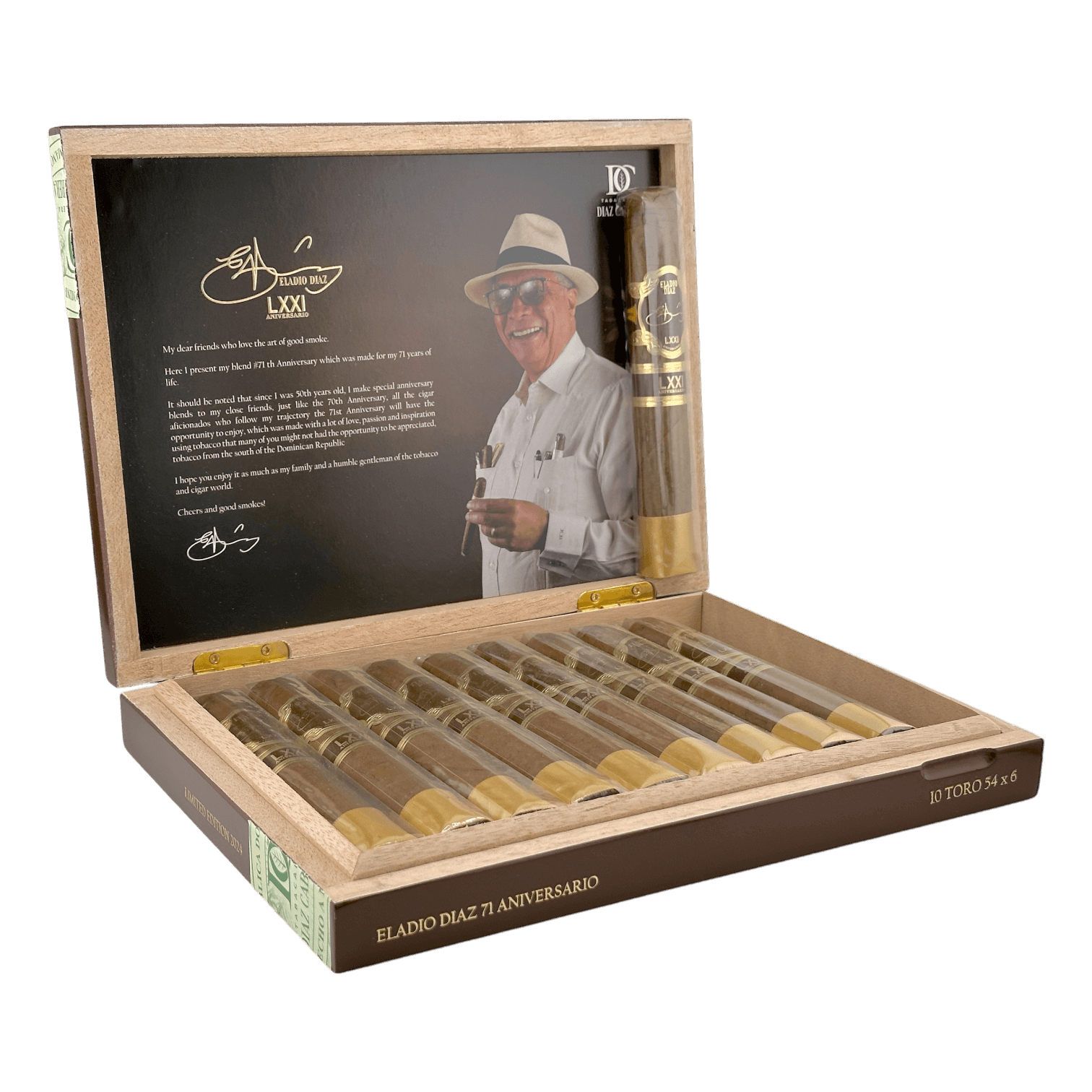 Eladio Diaz- LXXI 71st Anniversario 10 – Black Box Cigar Club