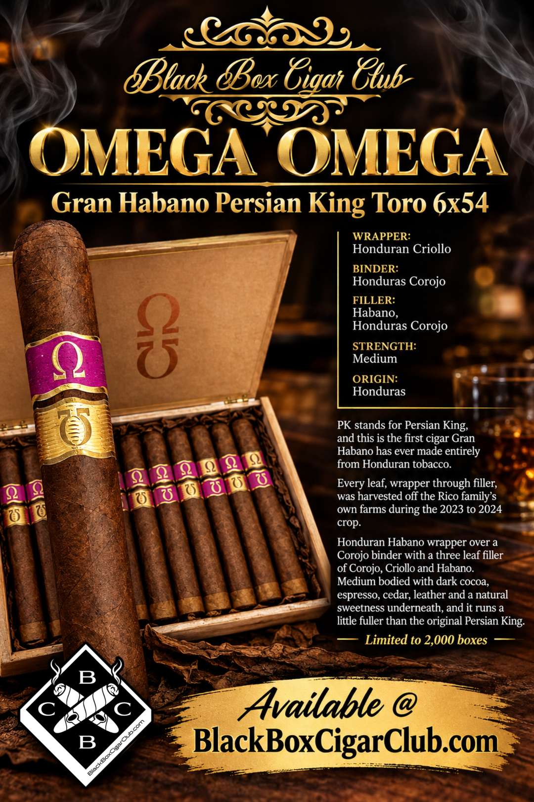 Gran Habano PK Omega Omega Toro 6×54
