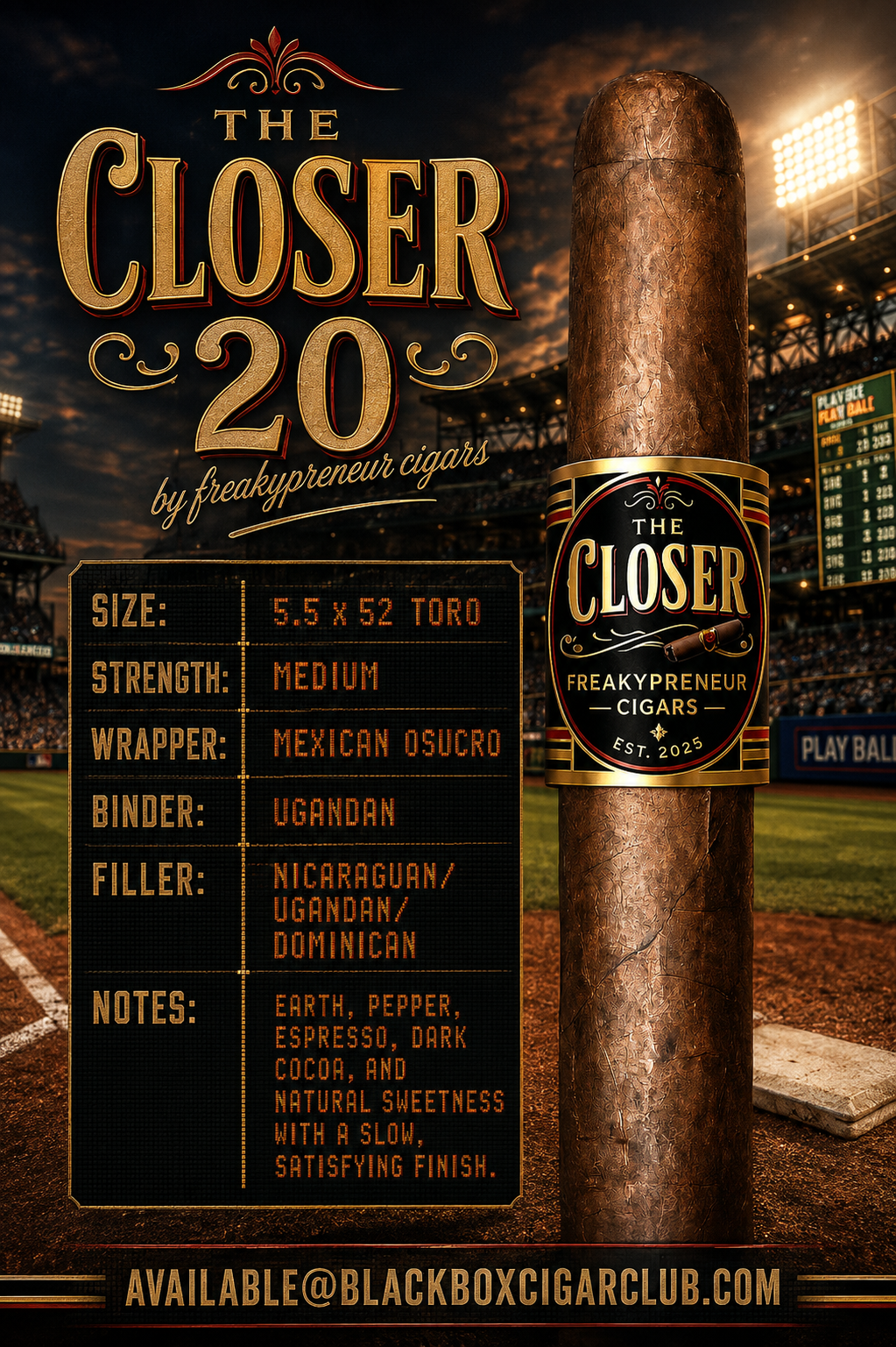 Freakypreneur Cigars (Dec pre-order)