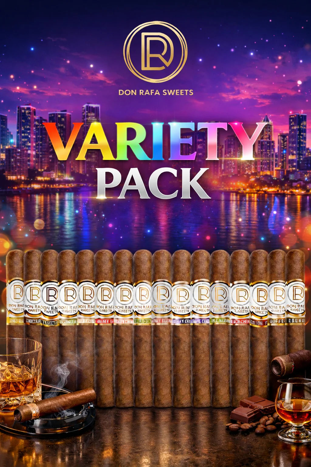 Don Rafa- Sweets (17 flavors) 6x50 Toro