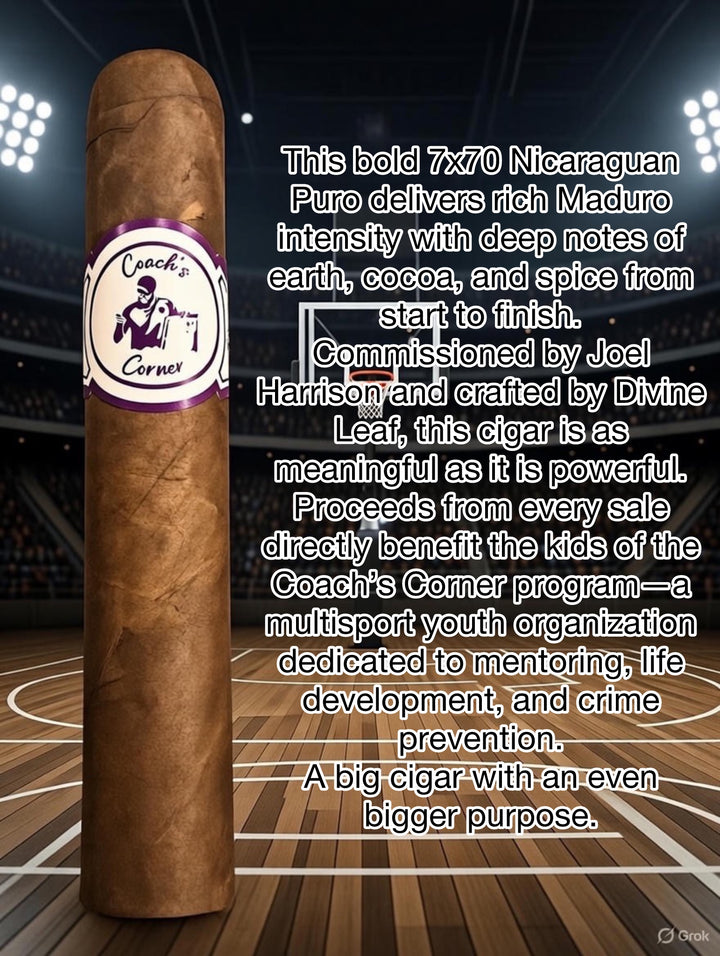 Coach’s Corner -A Cigar w/ a Cause