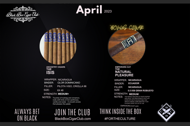 APRIL BOX 2023  "Lancero Lovers" (6 Cigars)